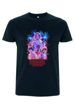 Henry Tiger Stranger Things Stranger Box - T-Shirt Print - Navy Blue