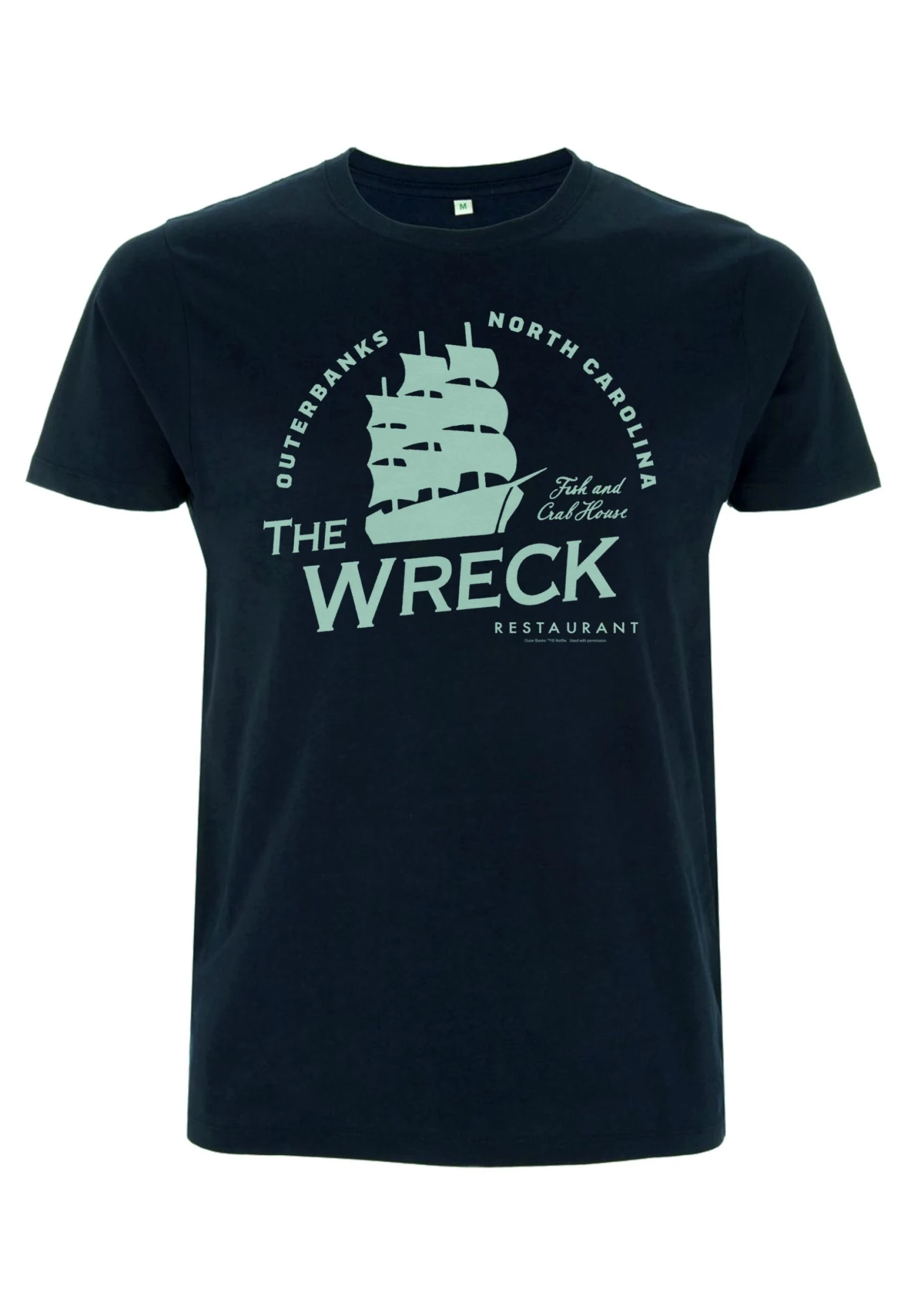 Henry Tiger Outer Banks Wreck Restaurant - T-Shirt Print - Navy Blue - Afbeelding 5