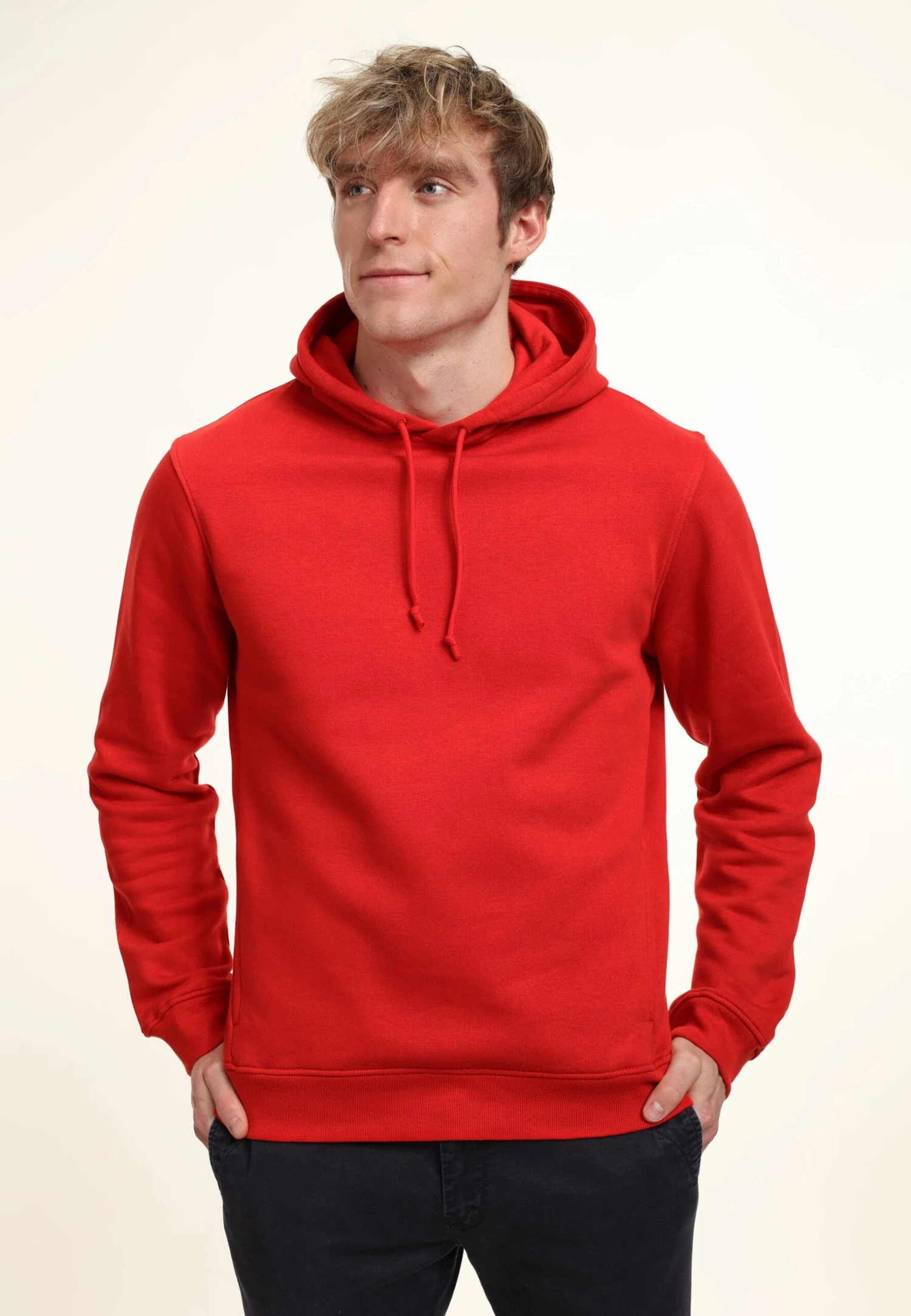 Henry Tiger Organic Regular Fit - Hoodie - Red