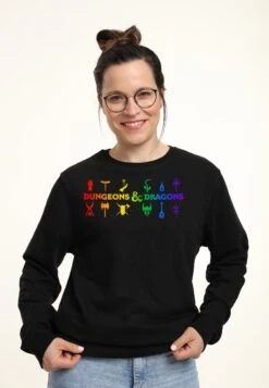 Henry Tiger Dungeons & Dragons Rainbow Classes - Sweater - Black