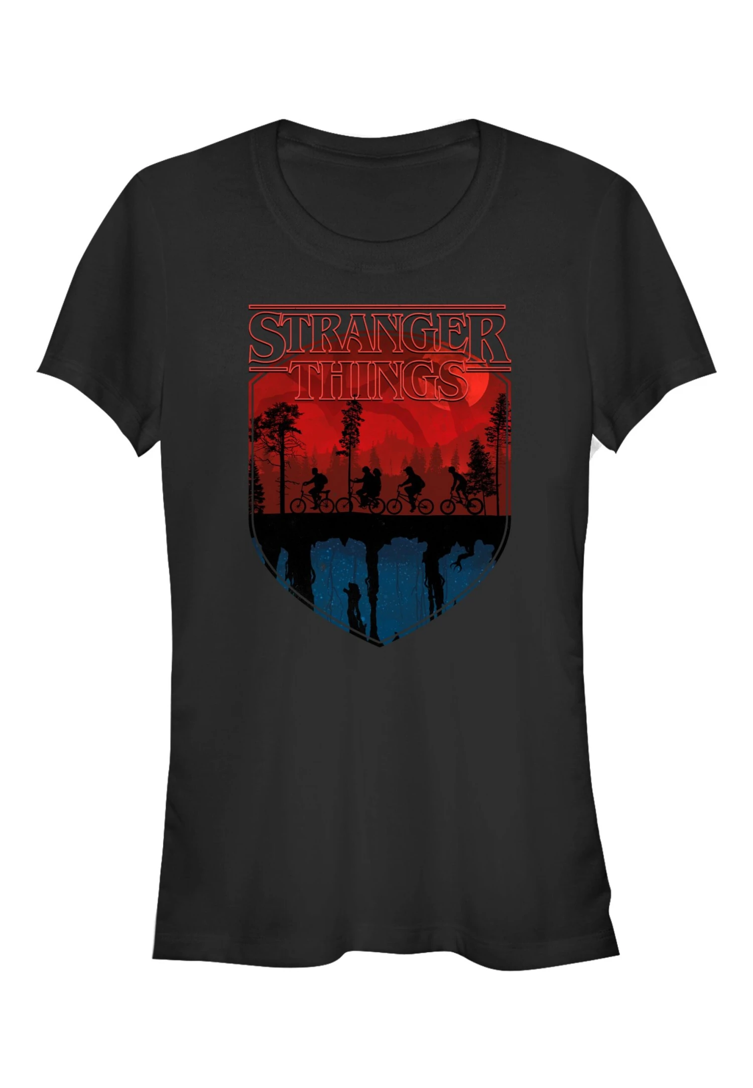 Henry Tiger Stranger Things Flay Trail - T-Shirt Print - Black
