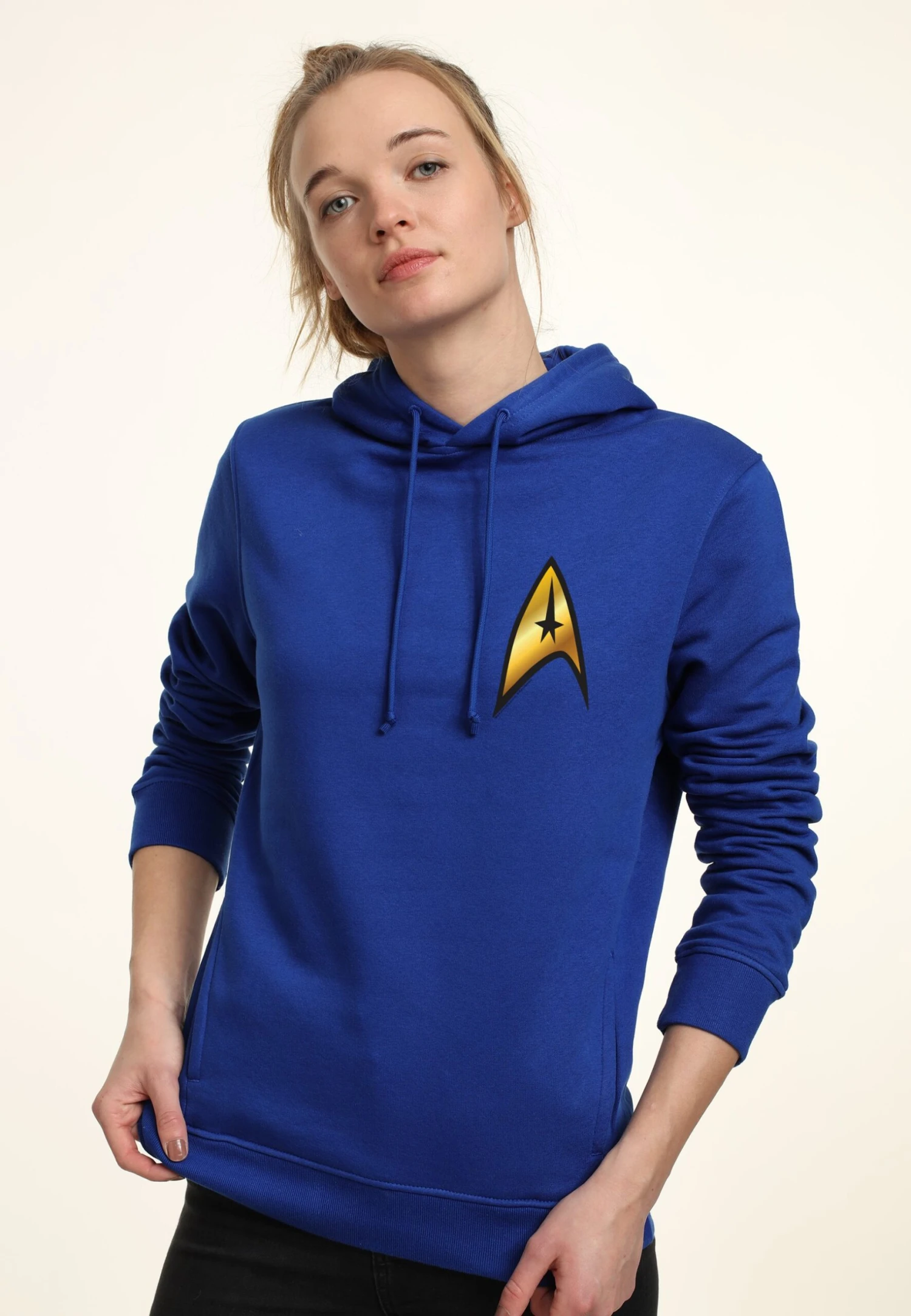 Henry Tiger Star Trek Command Badge - Hoodie - Royal Blue - Afbeelding 3
