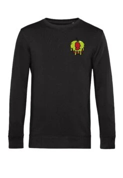 Henry Tiger Snow White Profile Apple - Sweater - Black