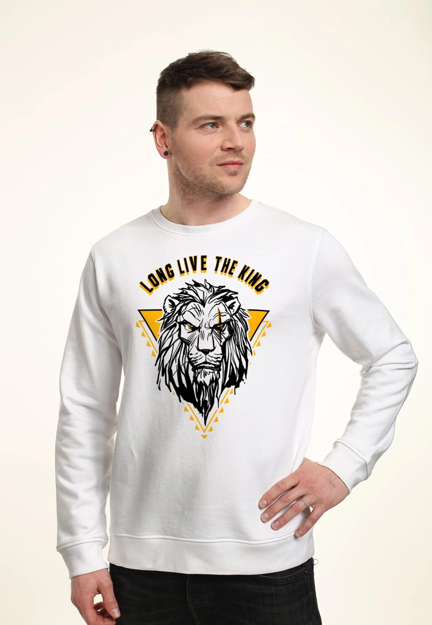 Henry Tiger The Lion King Live Action Long Live The King Scar - Sweater - White - Afbeelding 3