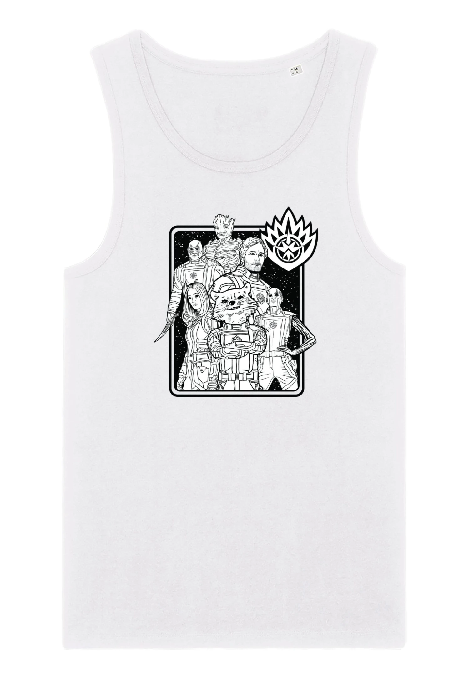 Henry Tiger Guardians Of The Galaxy Vol. 3 Galaxy TeamTank- Top - White - Afbeelding 5