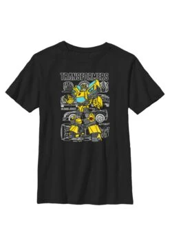 Henry Tiger Transformers Bee - T-Shirt Print - Black