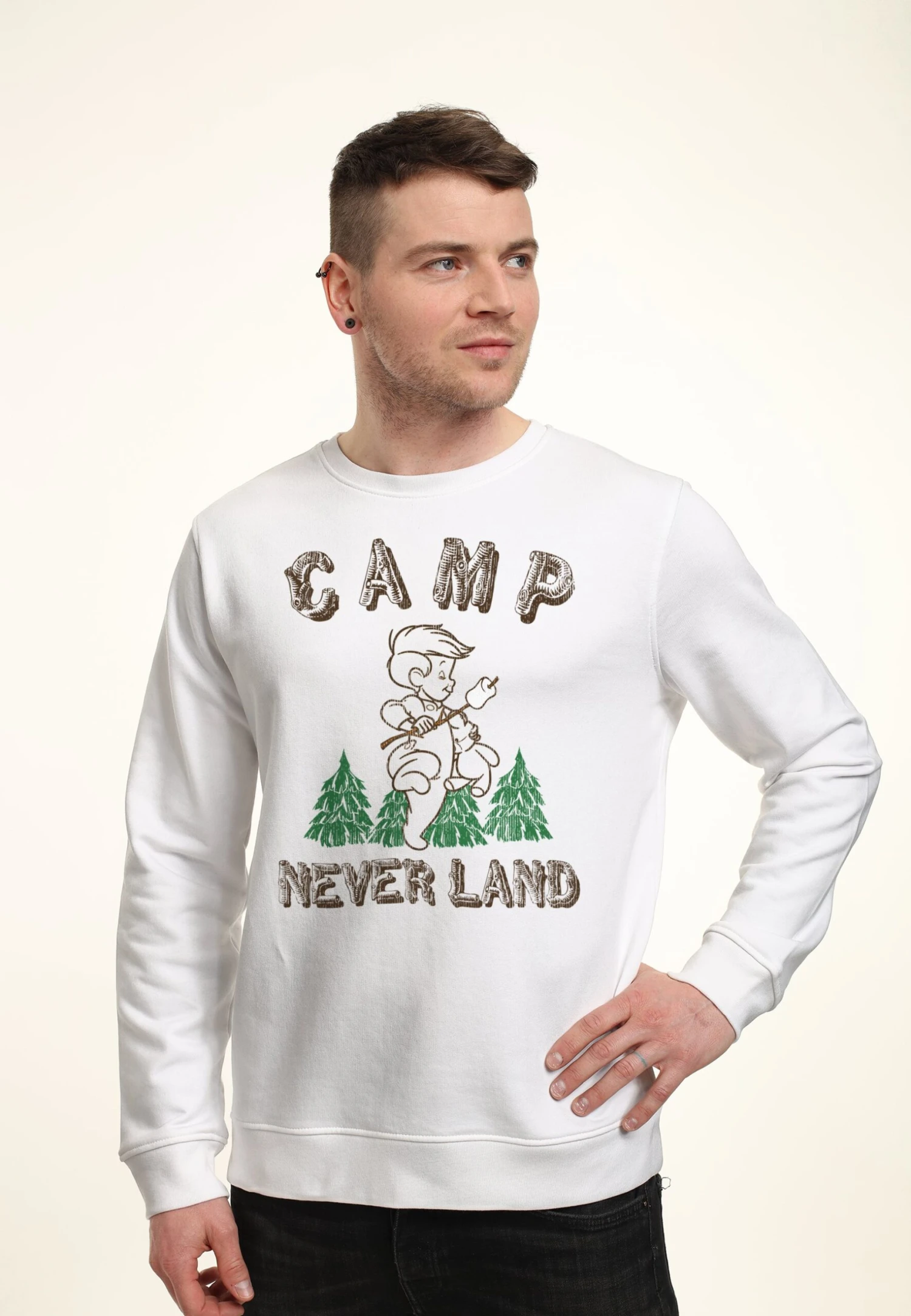 Henry Tiger Peter Pan Camp Neverland - Sweater - White - Afbeelding 2