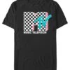 Henry Tiger Checkered Mtv Inverse - T-Shirt Print - Black