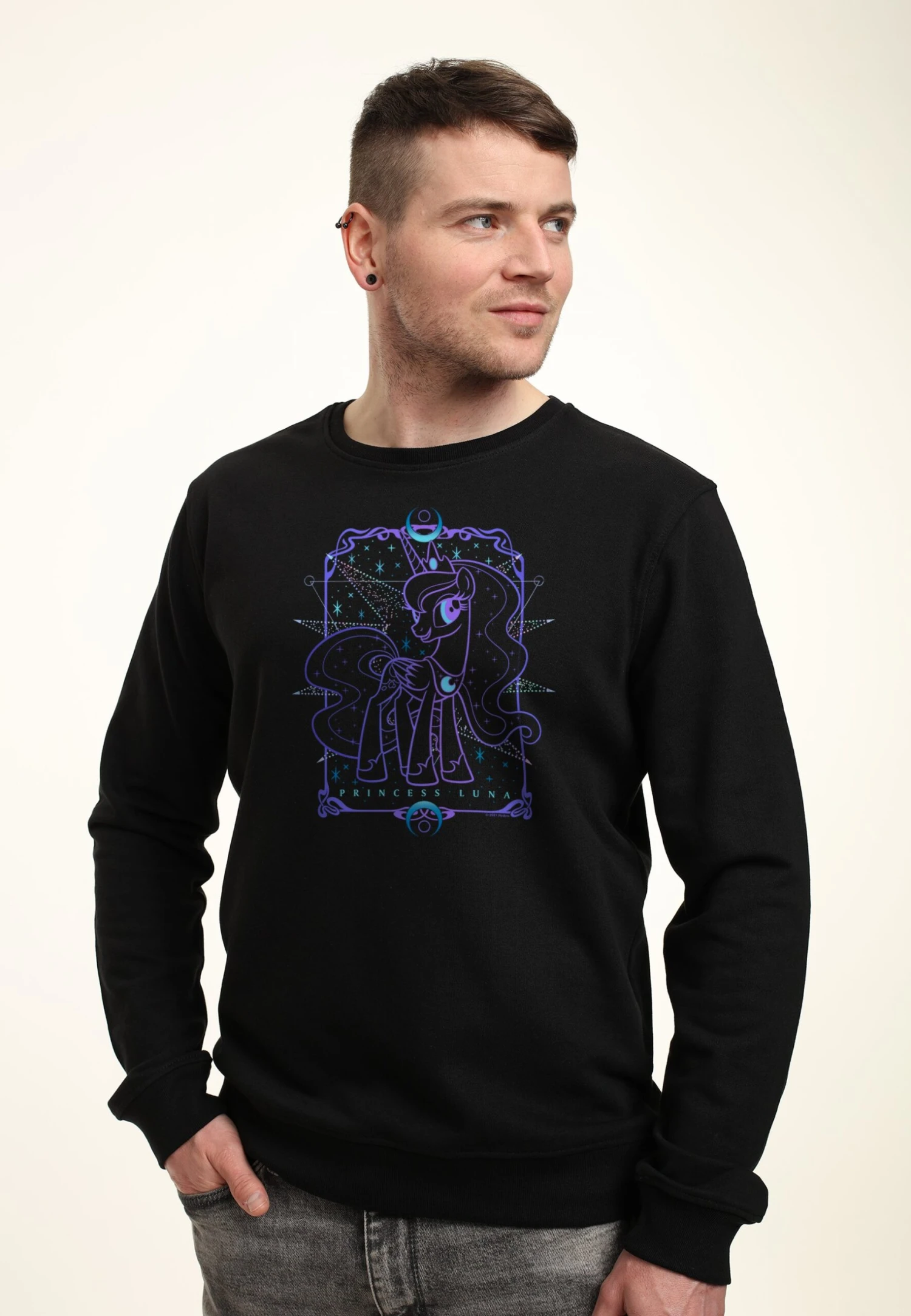 Henry Tiger My Little Pony Luna Tarot - Sweater - Black