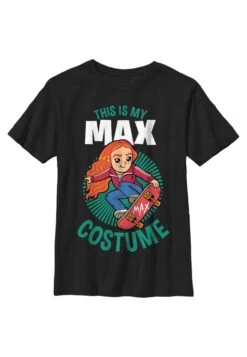 Henry Tiger Stranger Things Max Costume - T-Shirt Print - Black