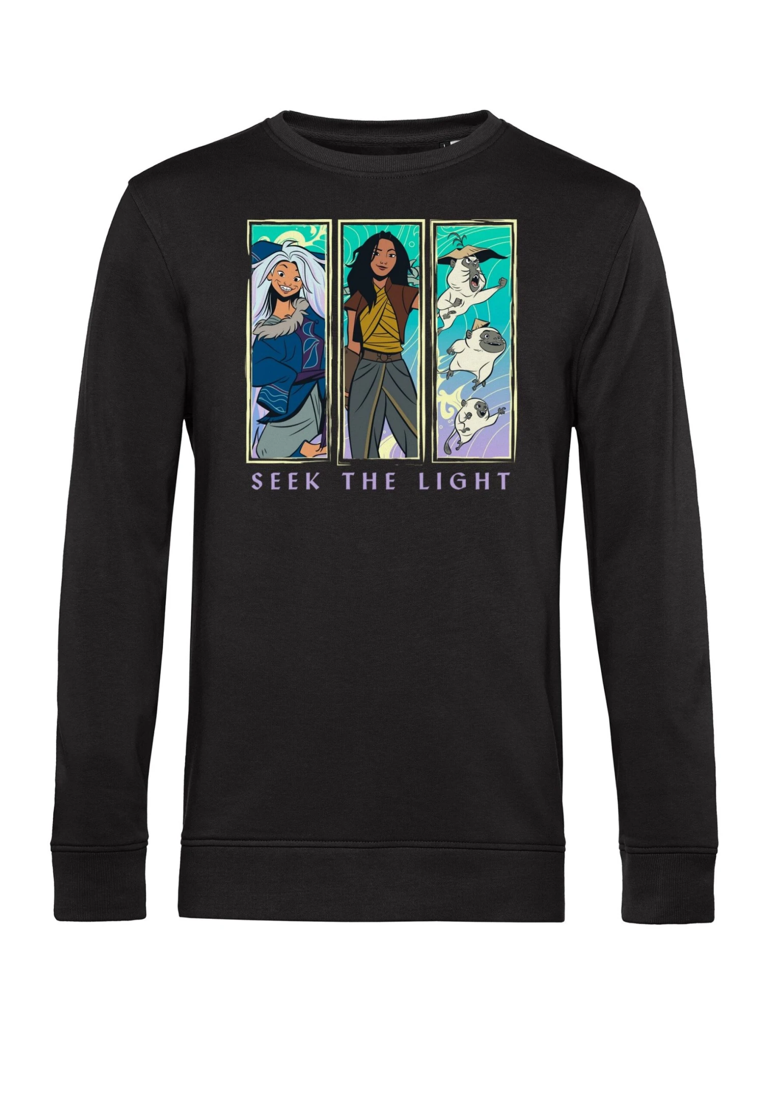 Henry Tiger Raya The Last Dragon Panel Boxes - Sweater - Black