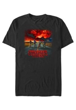 Henry Tiger Stranger Things Where It Began - T-Shirt Print - Black