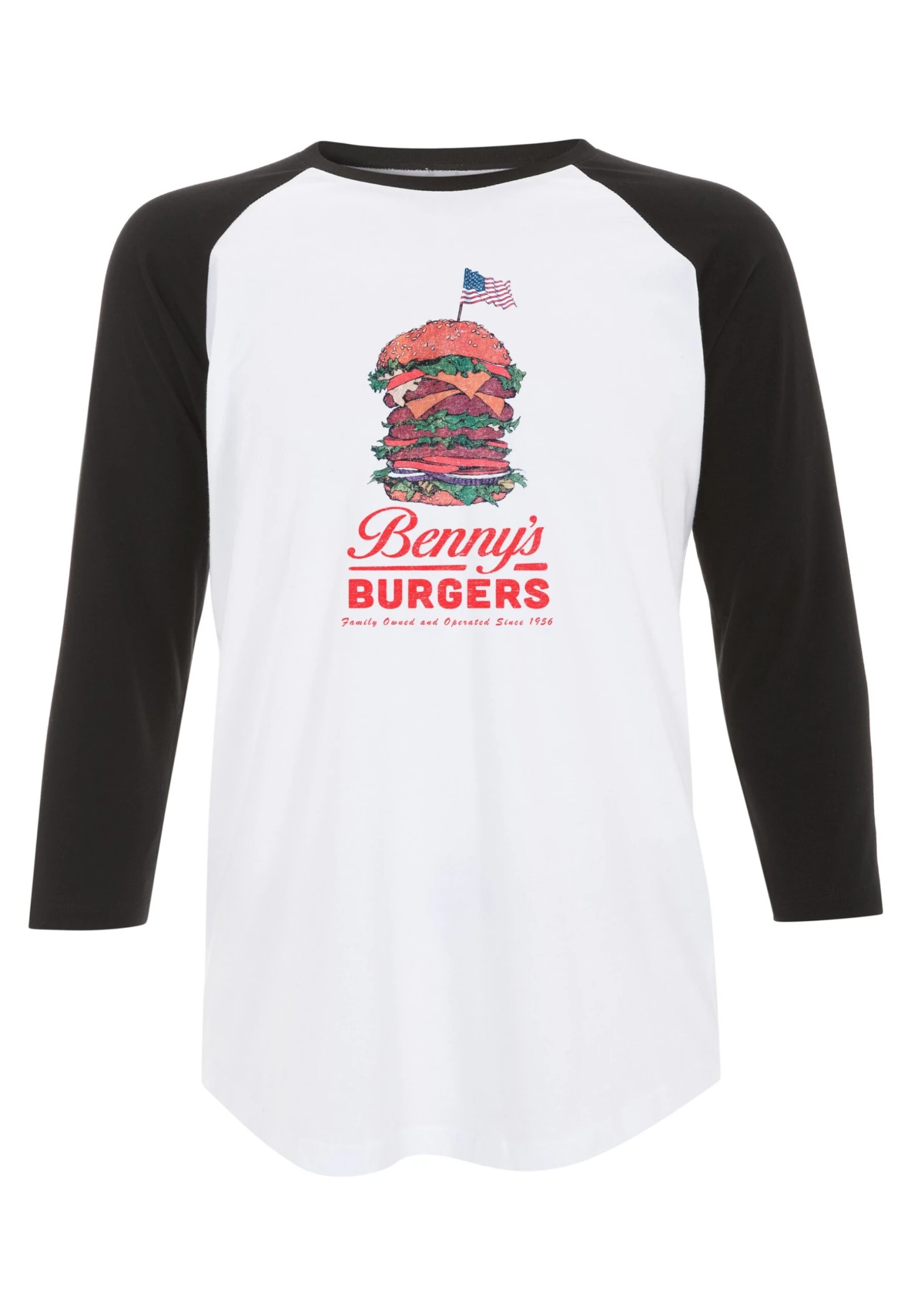 Henry Tiger Stranger Things Good Ol' Benny'S - Longsleeve - White Black - Afbeelding 5