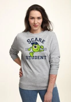 Henry Tiger Monster'S Inc Scare Student - Sweater - Heather Grey