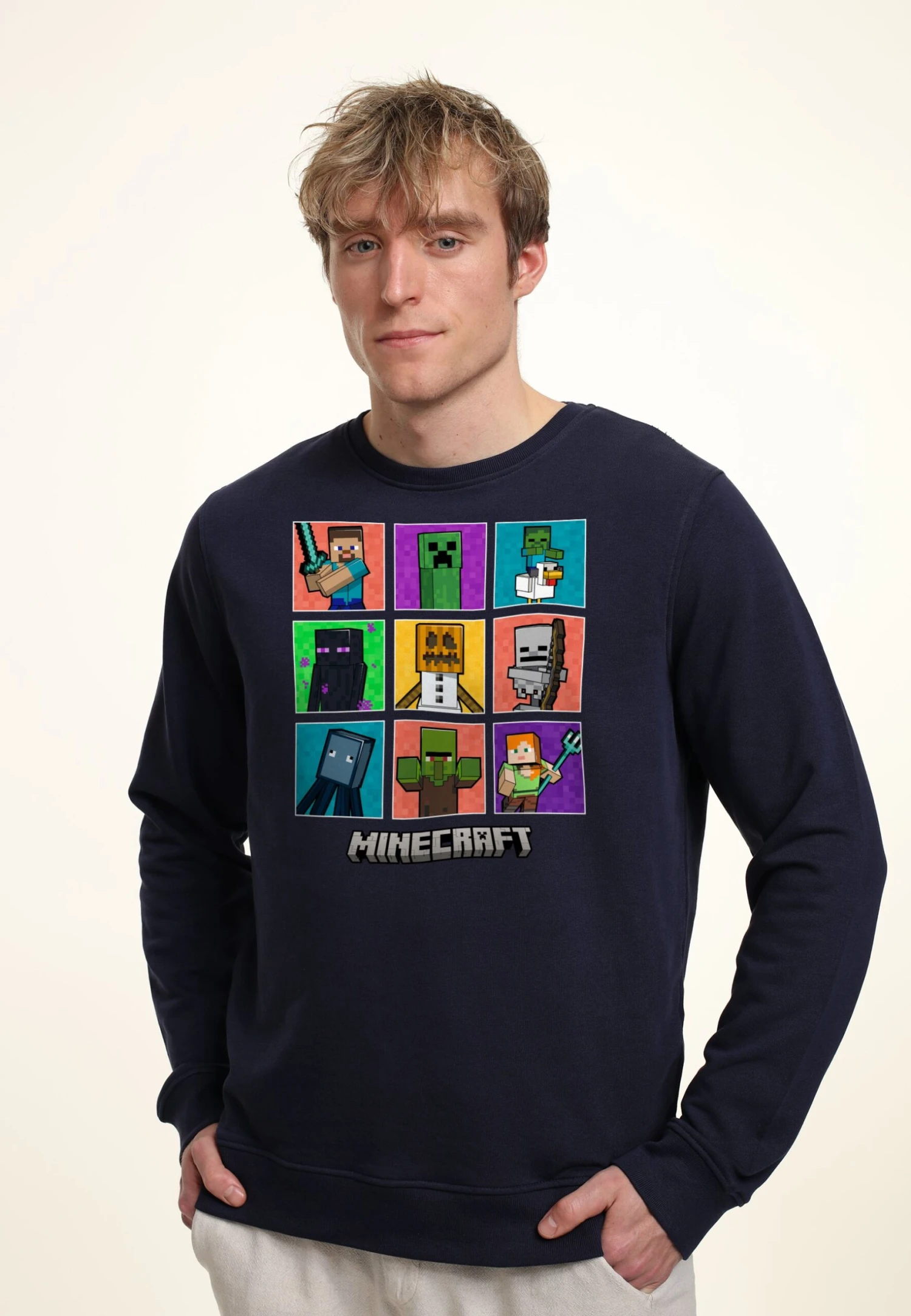 Henry Tiger Minecraft 9 Character Boxup - Sweater - Navy Blue - Afbeelding 3