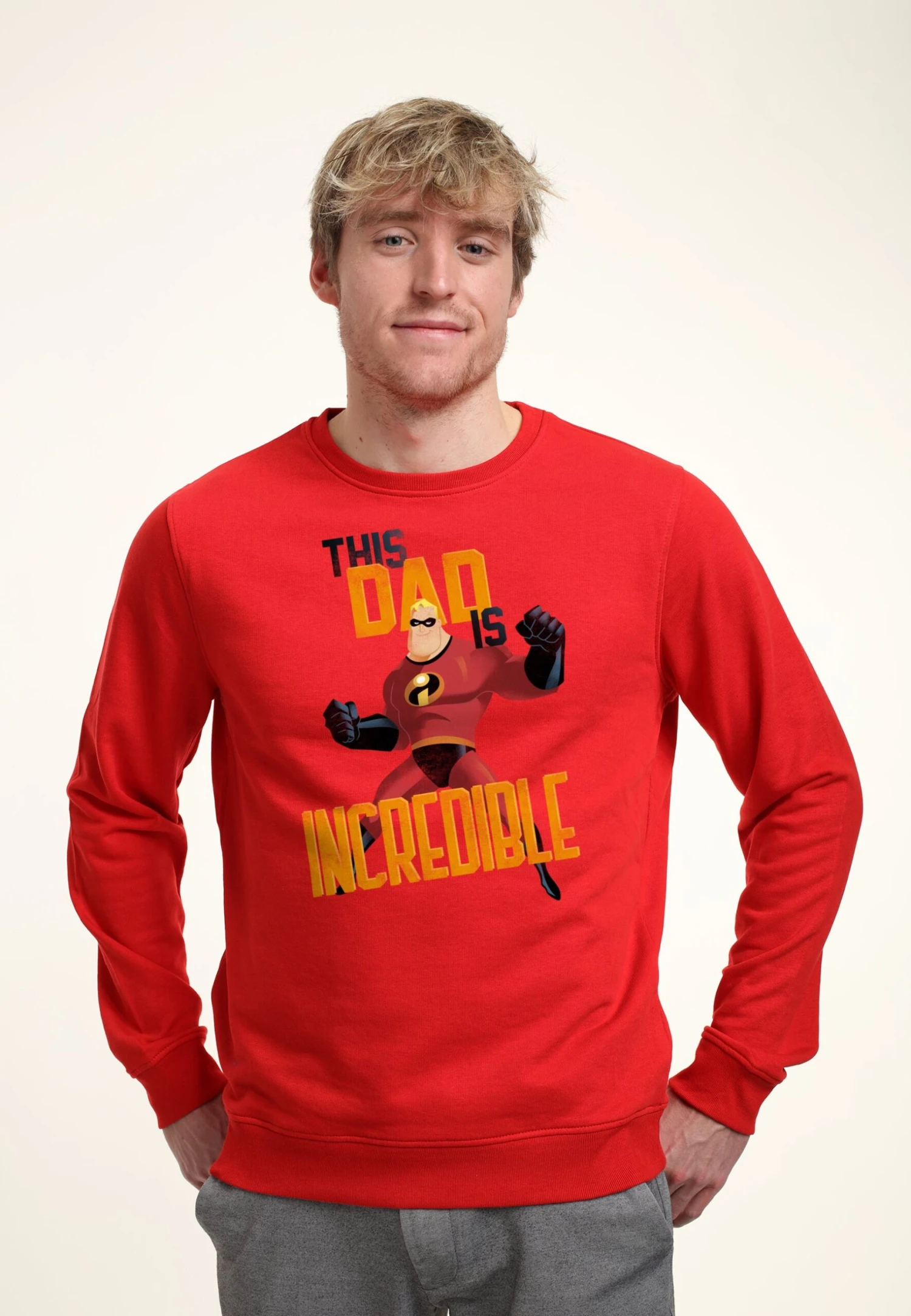 Henry Tiger Incredibles This Dad - Sweater - Red - Afbeelding 3