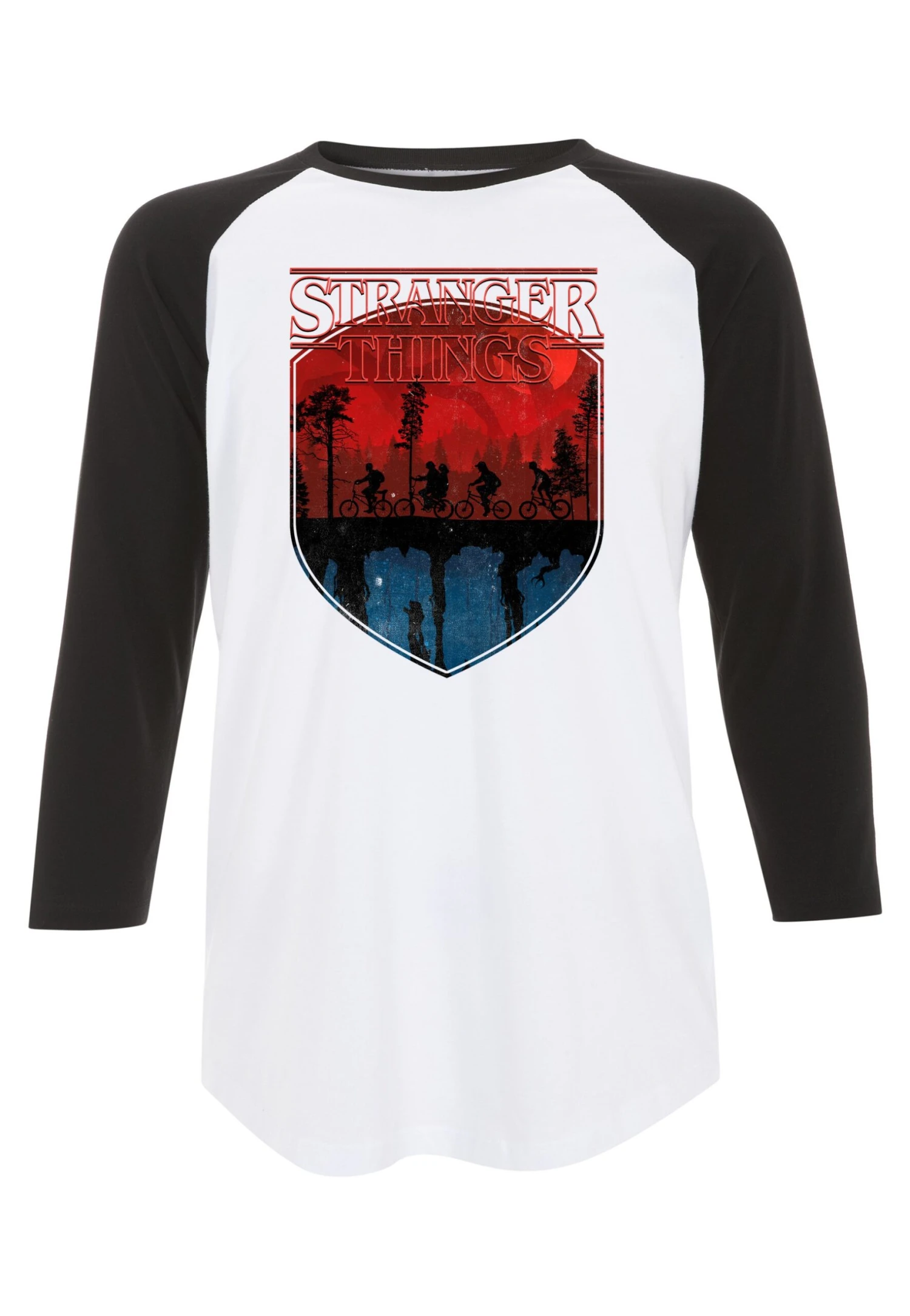 Henry Tiger Stranger Things Flay Trail - Longsleeve - White Black - Afbeelding 5