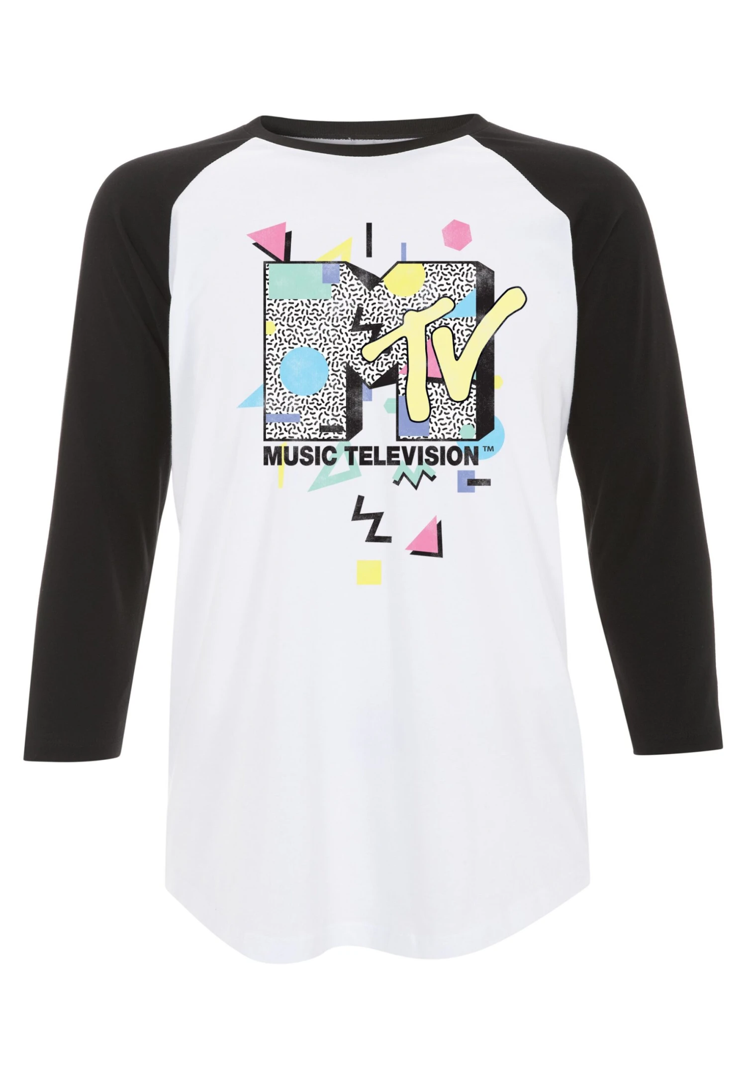 Henry Tiger Mtv Got 90S - Longsleeve - White Black - Afbeelding 6
