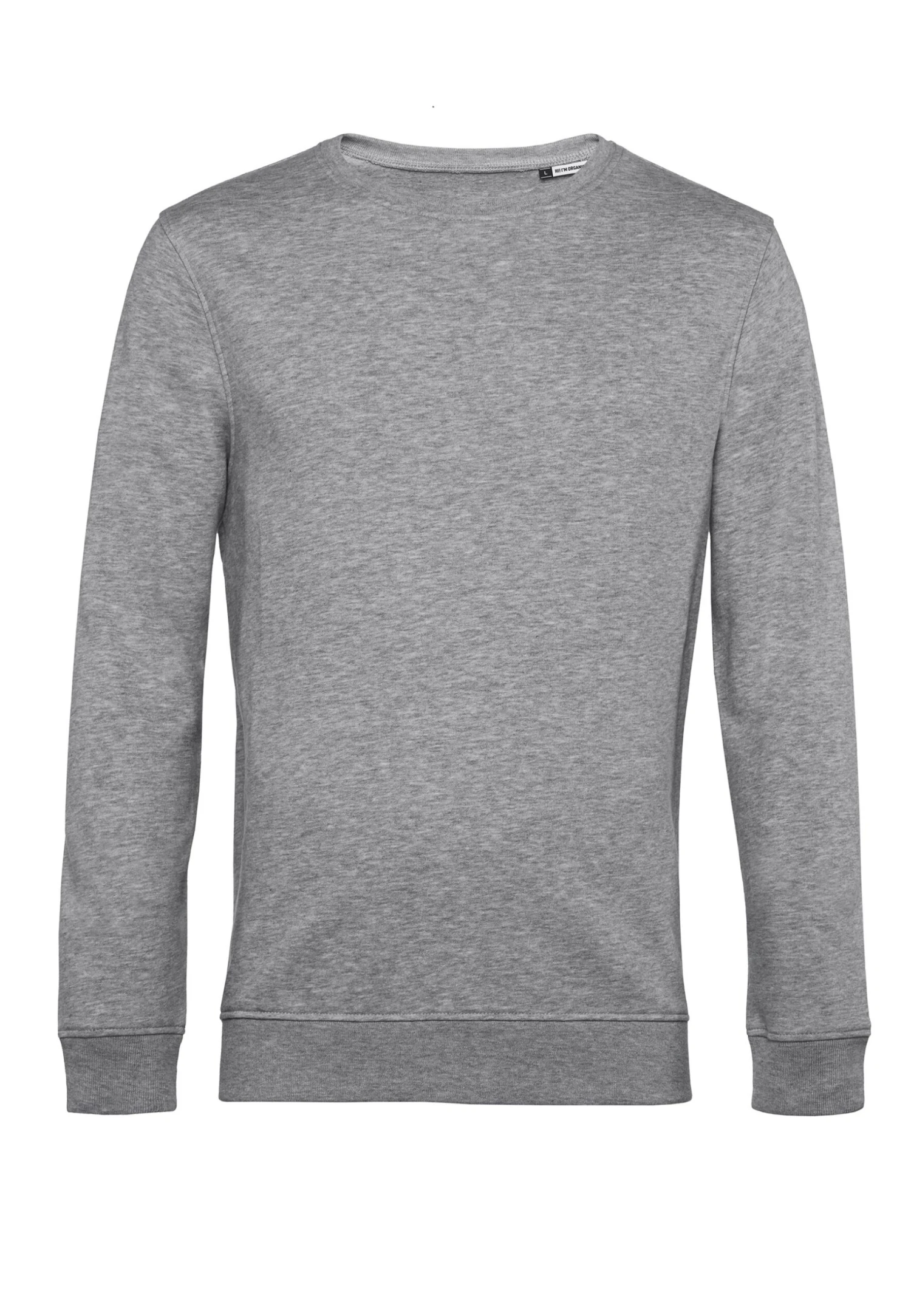 Henry Tiger Organic Crewneck - Sweater - Heather Grey - Afbeelding 4