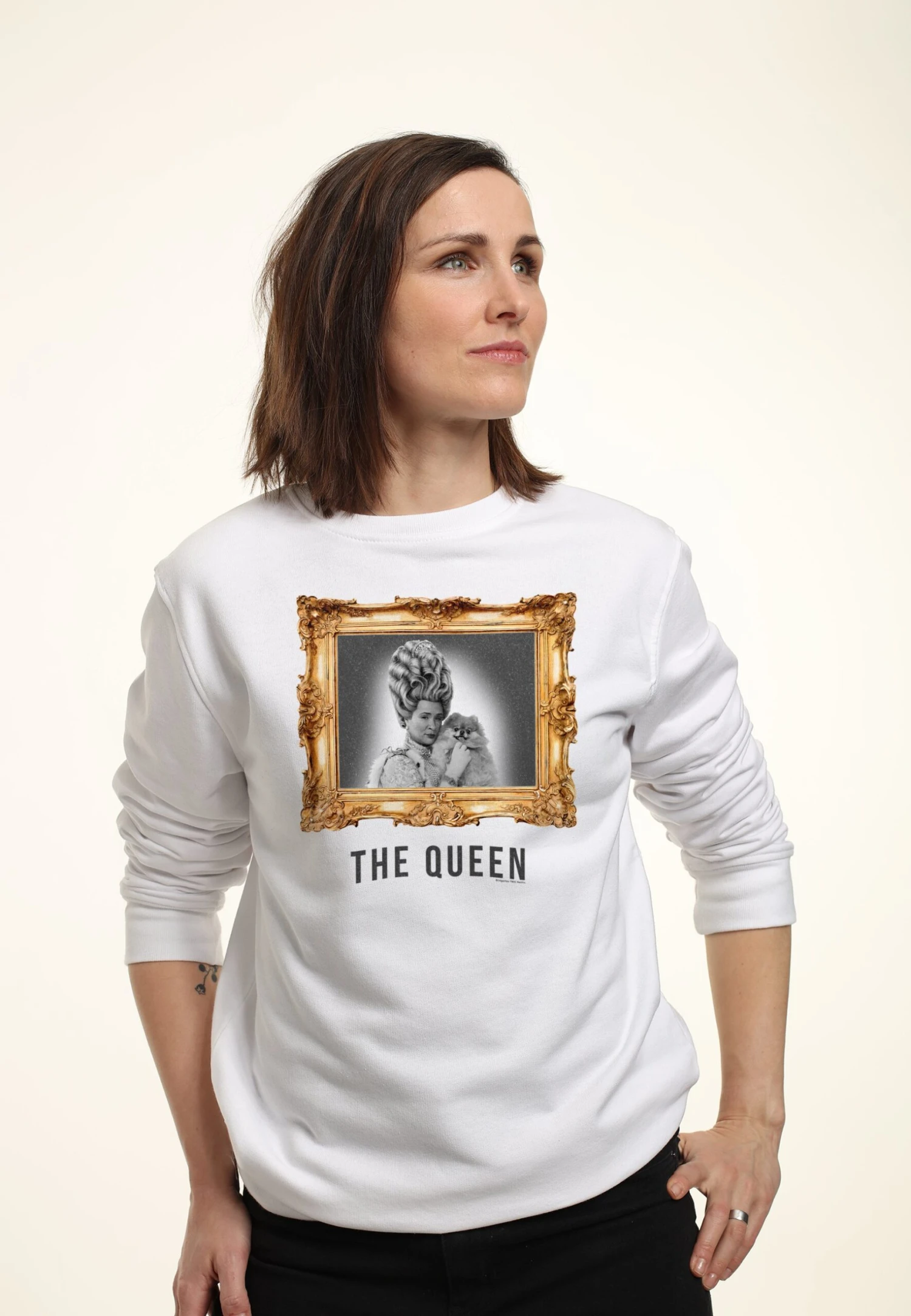 Henry Tiger Bridgerton The Queen - Sweater - White