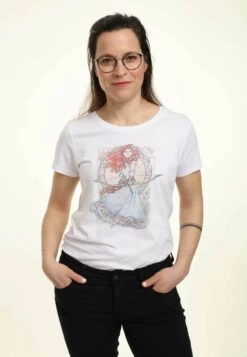 Henry Tiger Brave Watercolor- T-Shirt Print - White