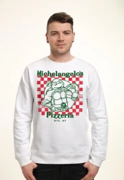 Henry Tiger Nickelodeon Mikeys Pizza - Sweater - White