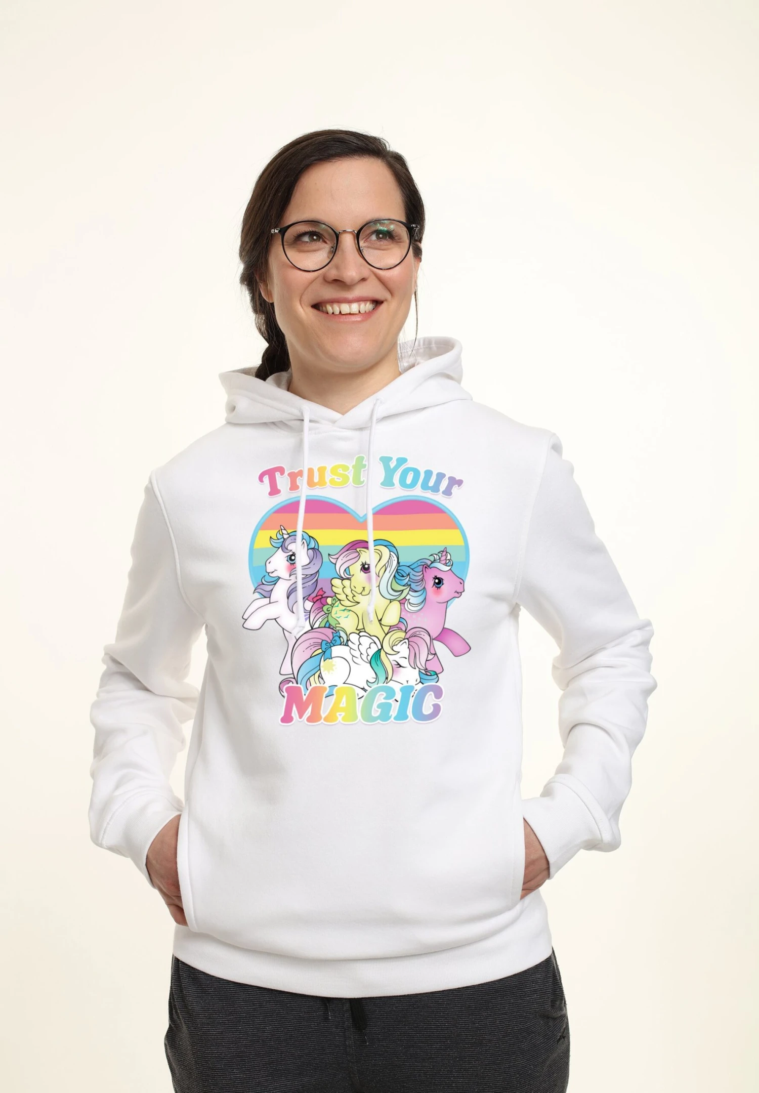 Henry Tiger My Little Pony Trust Your Magic - Hoodie - White - Afbeelding 3