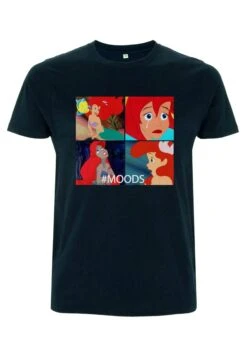 Henry Tiger Disney The Little Mermaid Ariel Moods Unisex - T-Shirt Print - Navy Blue