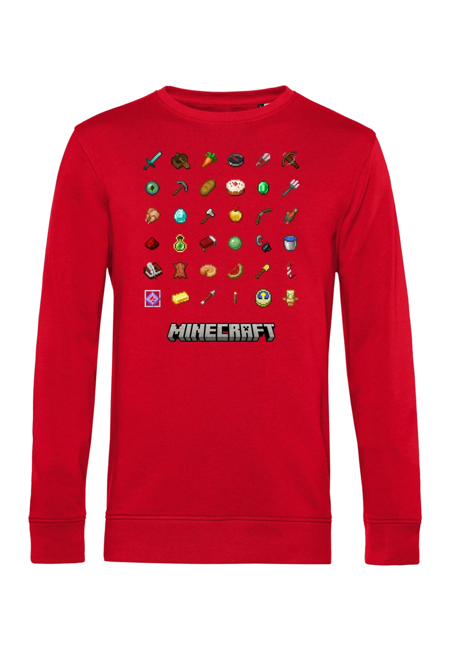 Henry Tiger Minecraft Items Textbook - Sweater - Red - Afbeelding 4