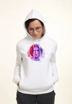 Henry Tiger Stranger Things Eleven Big Face - Hoodie - White