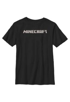 Henry Tiger Minecraft Logo Black - T-Shirt Print - Black