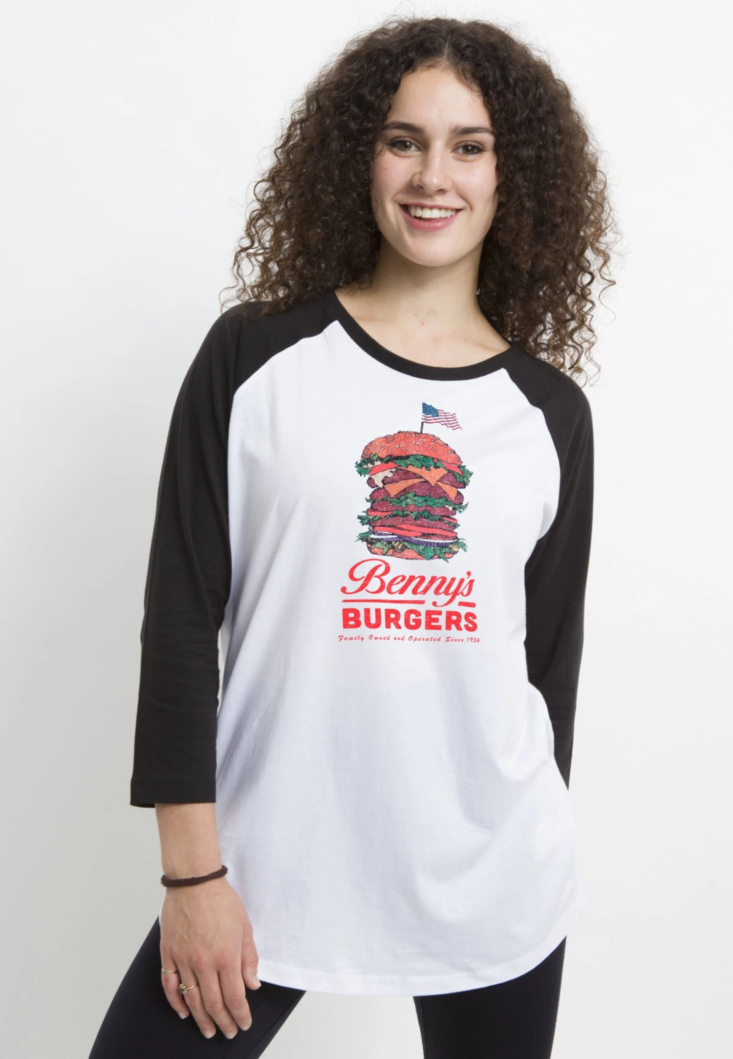 Henry Tiger Stranger Things Good Ol' Benny'S - Longsleeve - White Black - Afbeelding 4