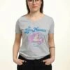 Henry Tiger The Little Mermaid Faded Ariel - T-Shirt Print - Heather Grey