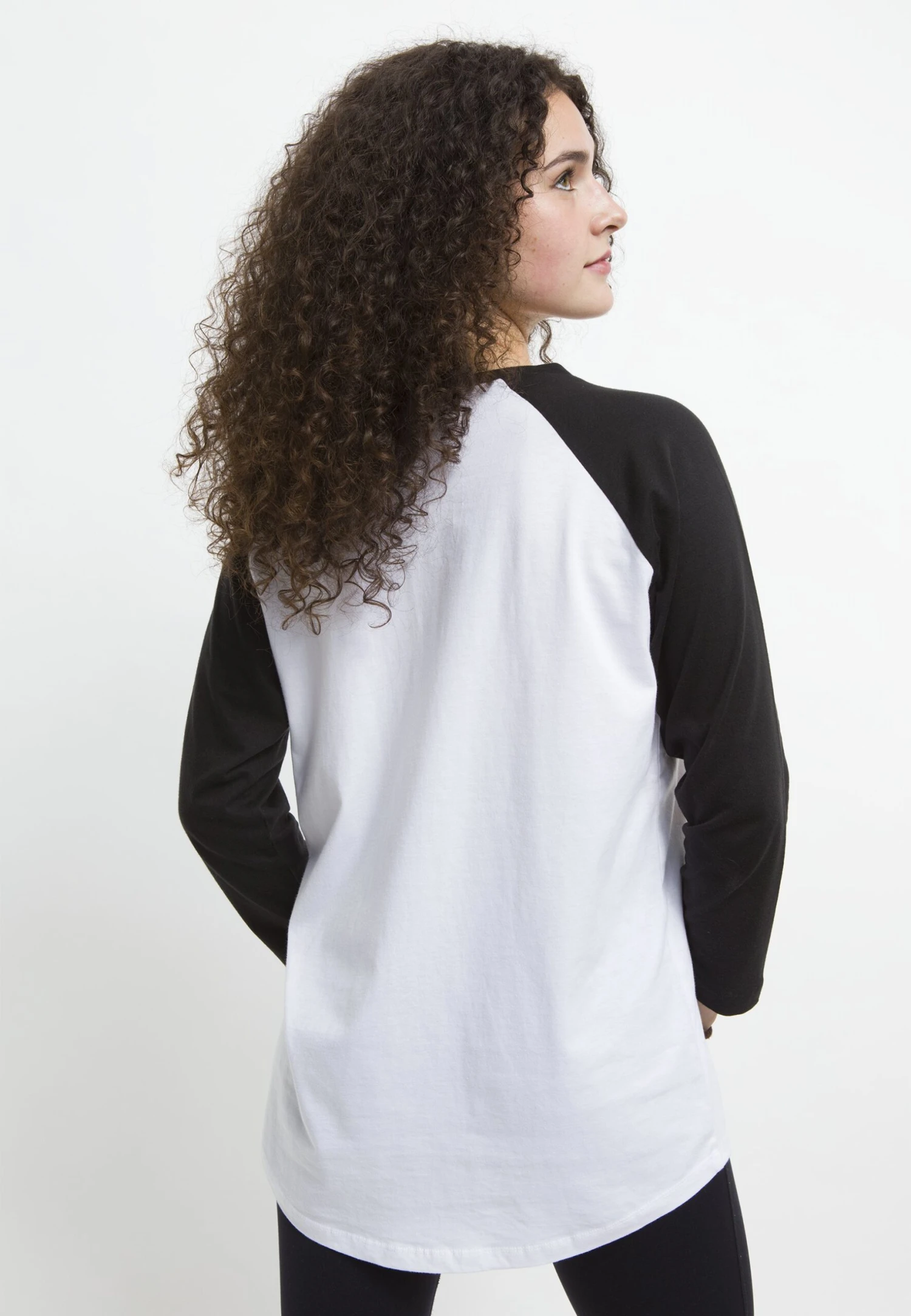 Henry Tiger Classic 3/4 Sleeve - Longsleeve - White Black - Afbeelding 2