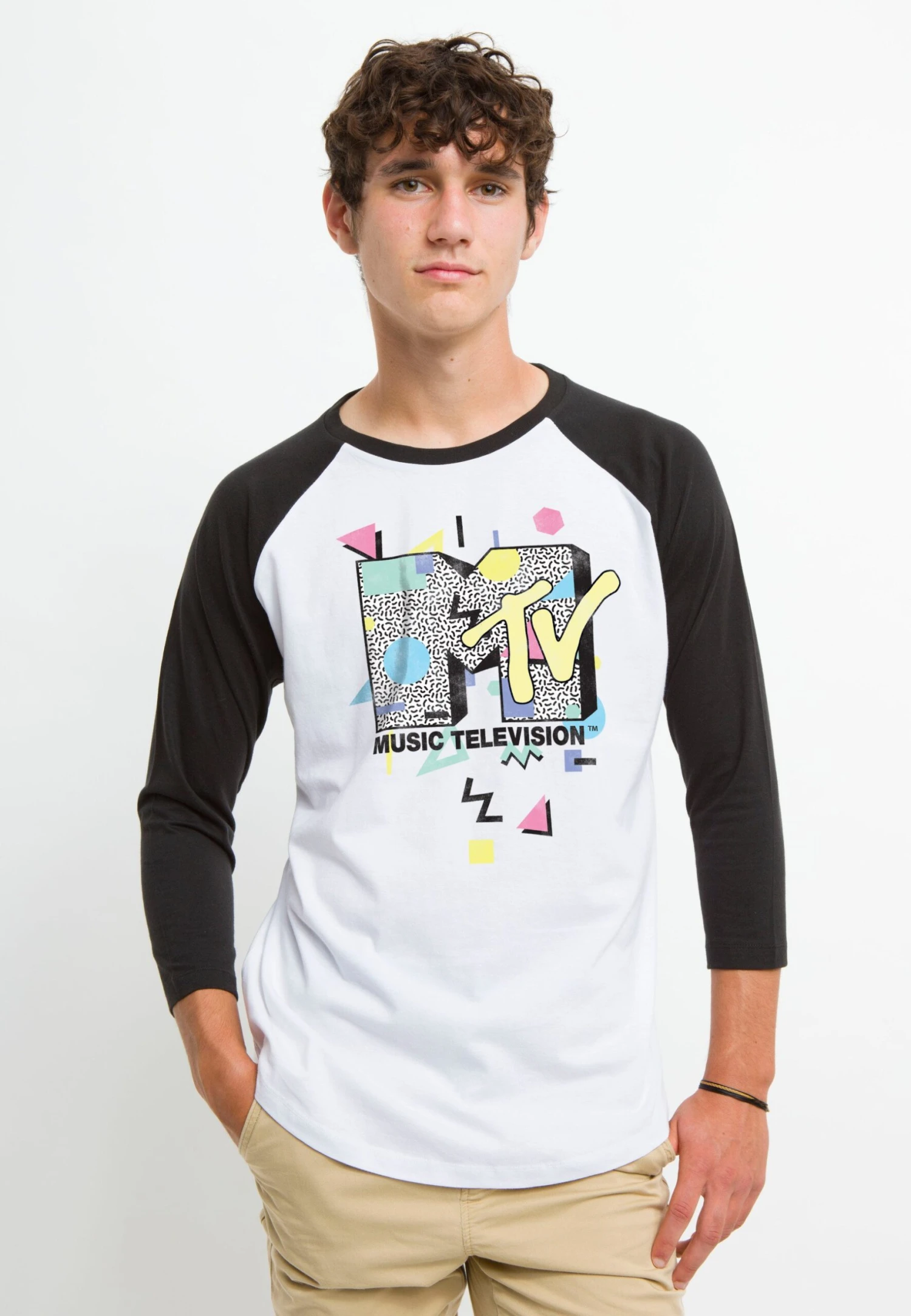 Henry Tiger Mtv Got 90S - Longsleeve - White Black