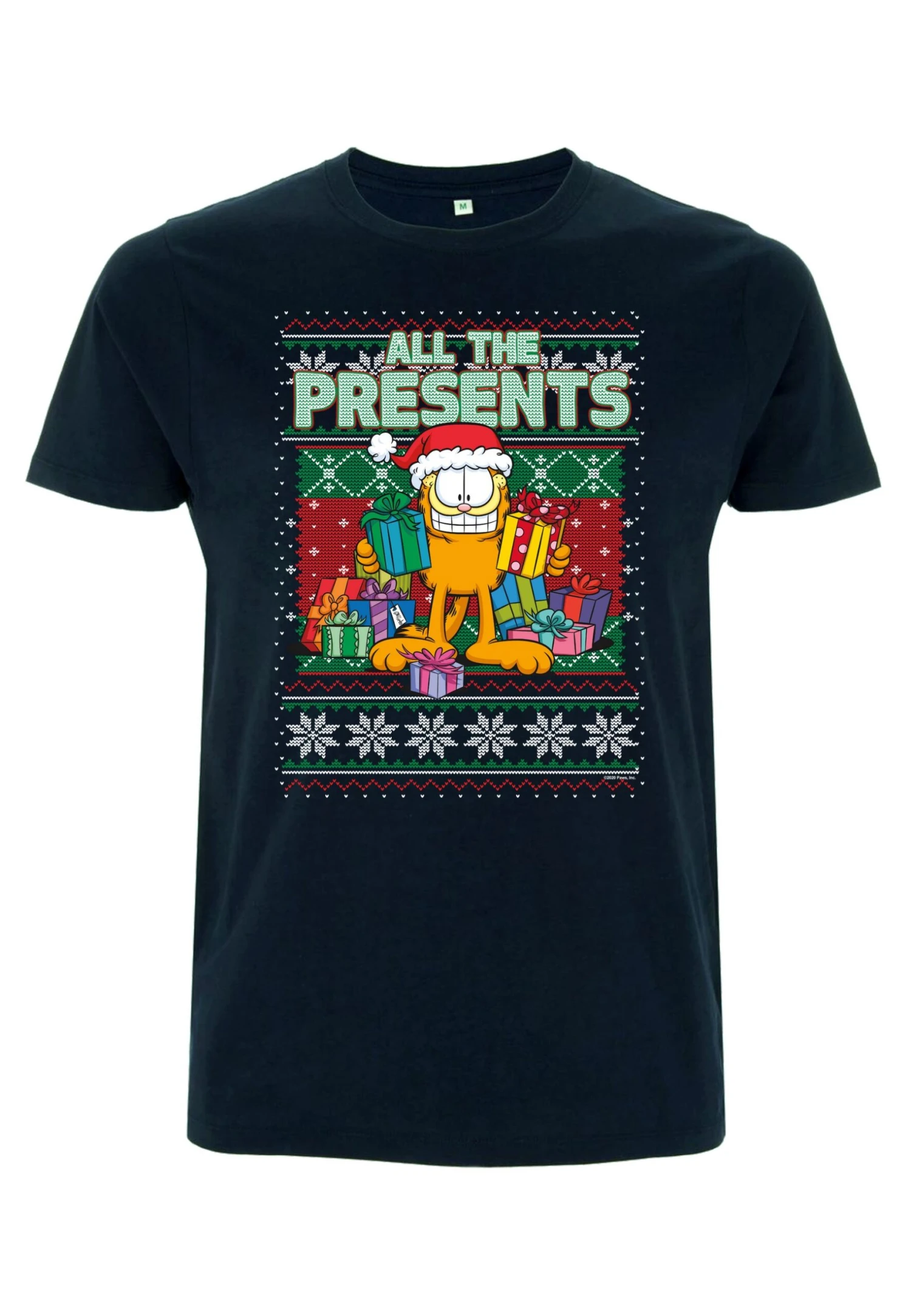 Henry Tiger Garfield All Presents - T-Shirt Print - Navy Blue