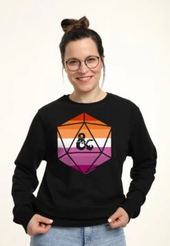 Henry Tiger Dungeons & Dragons Lesbian Ampersand - Sweater - Black