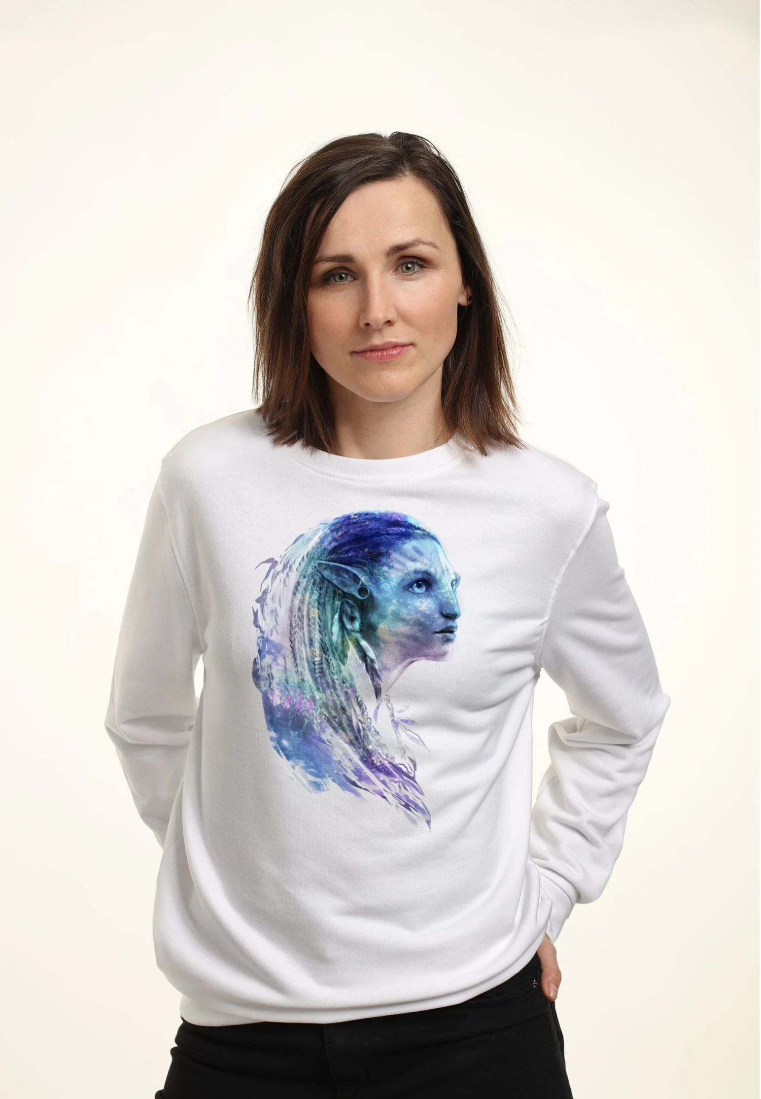 Henry Tiger Avatar 2 Blue Neytiri - Sweater - White