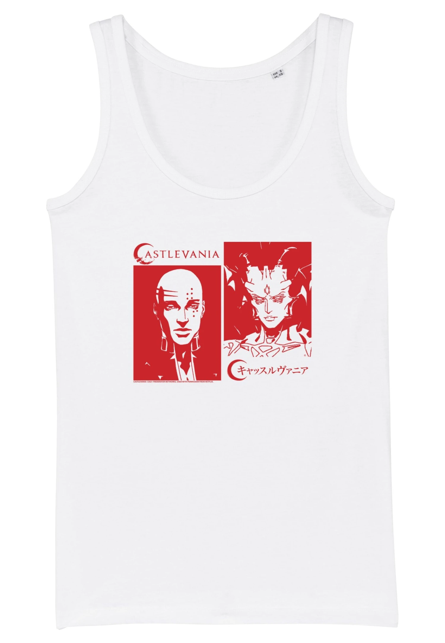 Henry Tiger Castlevania Isaac And Abel - Top - White - Afbeelding 5