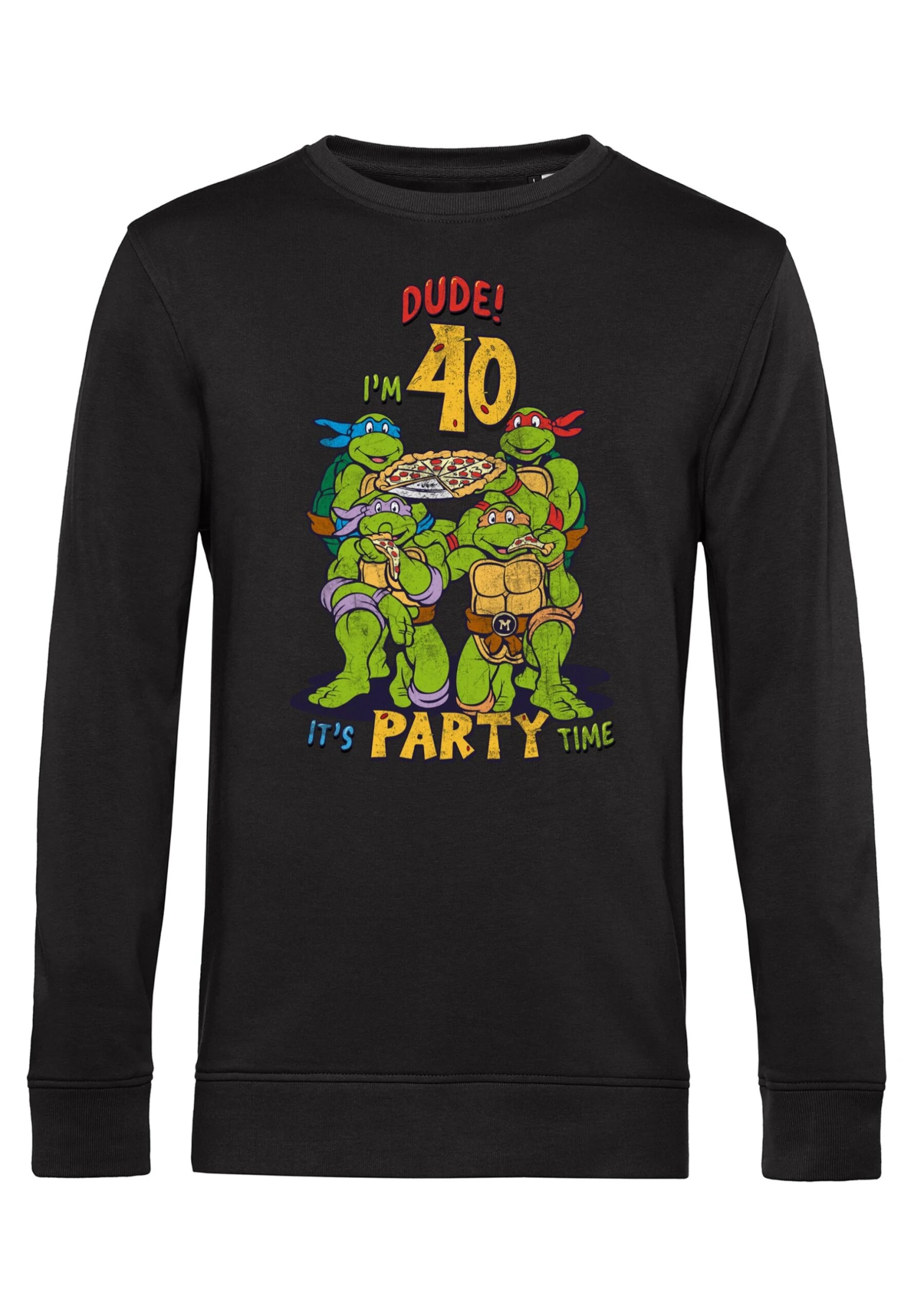 Henry Tiger Teenage Mutant Ninja Turtles Birthday 40 - Sweater - Black - Afbeelding 4