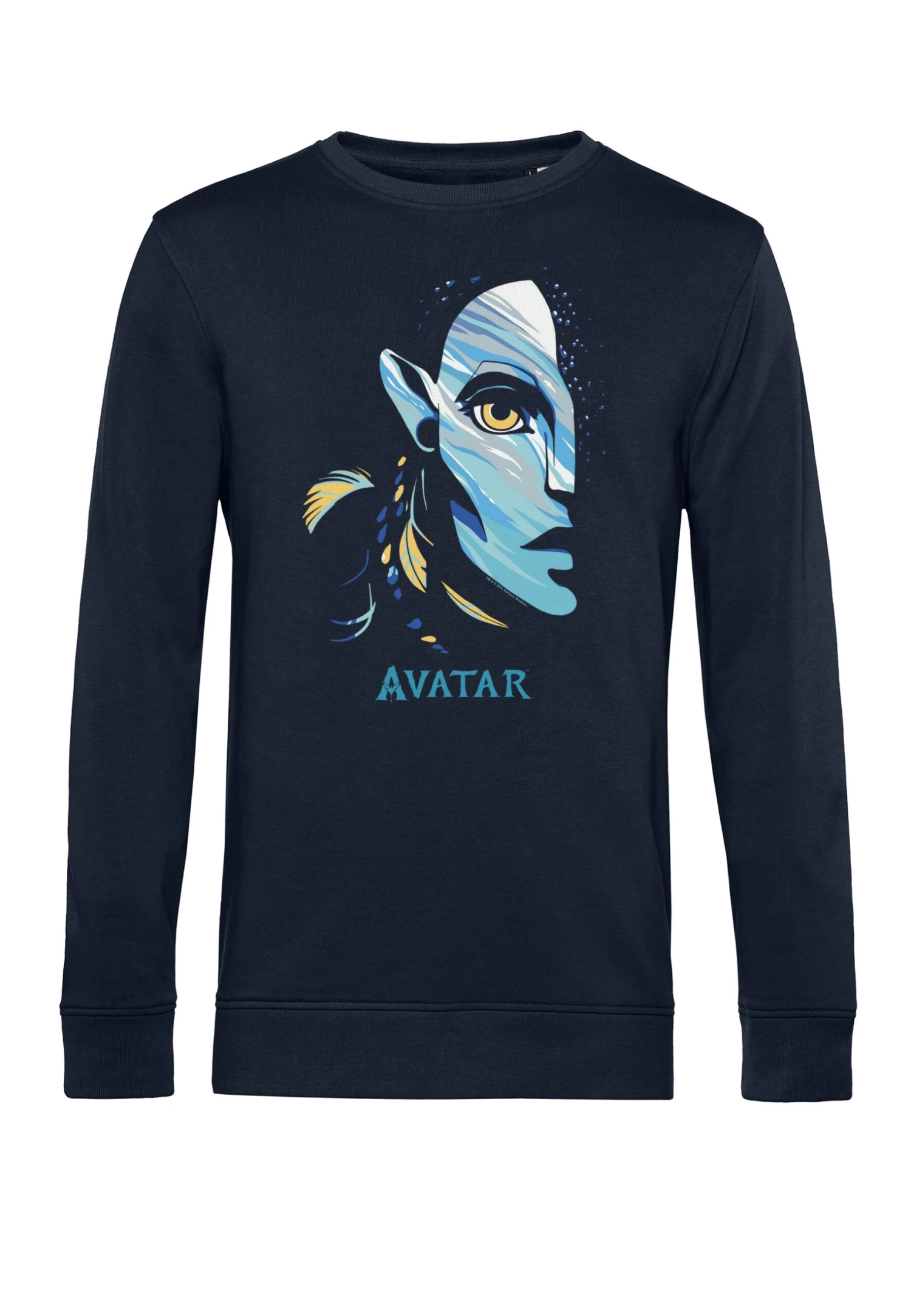 Henry Tiger Avatar 2 Half Face - Sweater - Navy Blue - Afbeelding 4