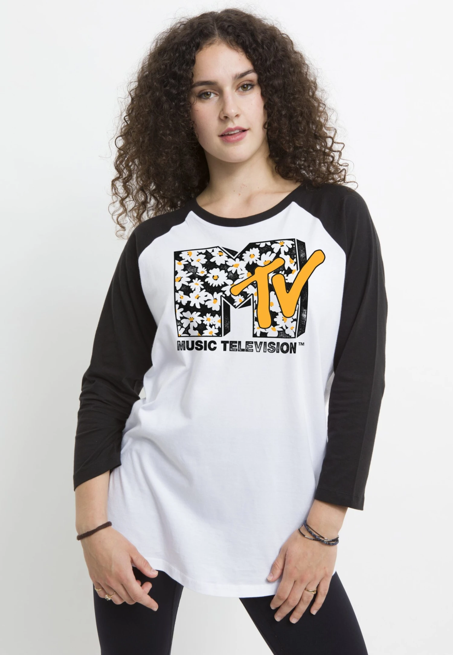Henry Tiger Mtv Daisies - Longsleeve - White Black