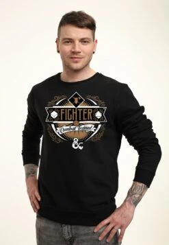 Henry Tiger DungeonsDragons Fighter Label - Sweater - Black