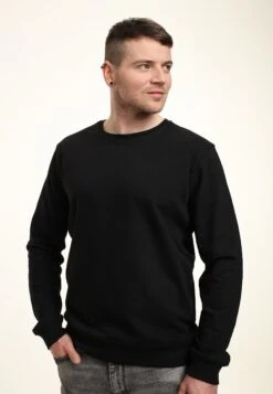 Henry Tiger Organic Crewneck - Sweater - Black
