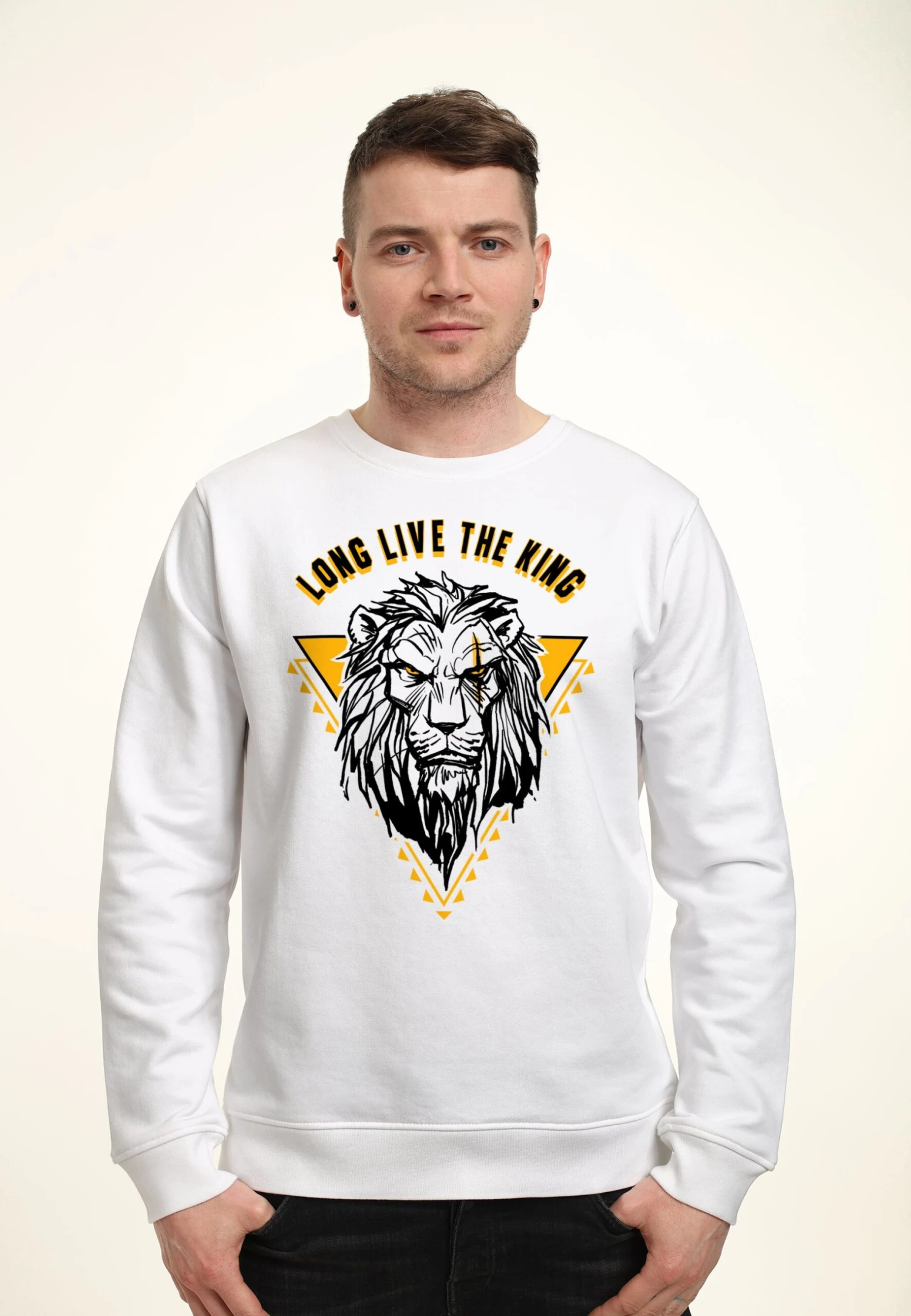 Henry Tiger The Lion King Live Action Long Live The King Scar - Sweater - White