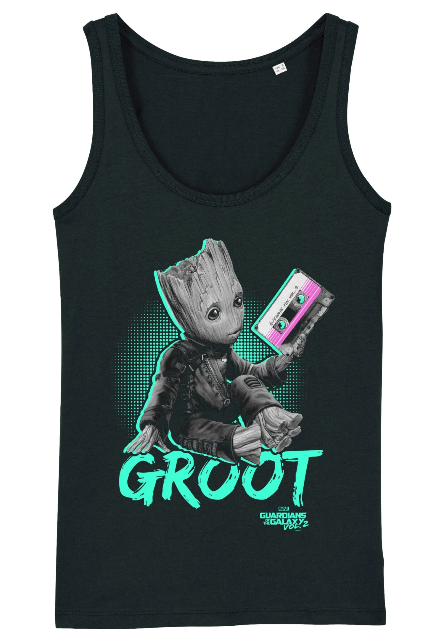 Henry Tiger I Am Groot Neon Baby Groot - Top - Black - Afbeelding 5