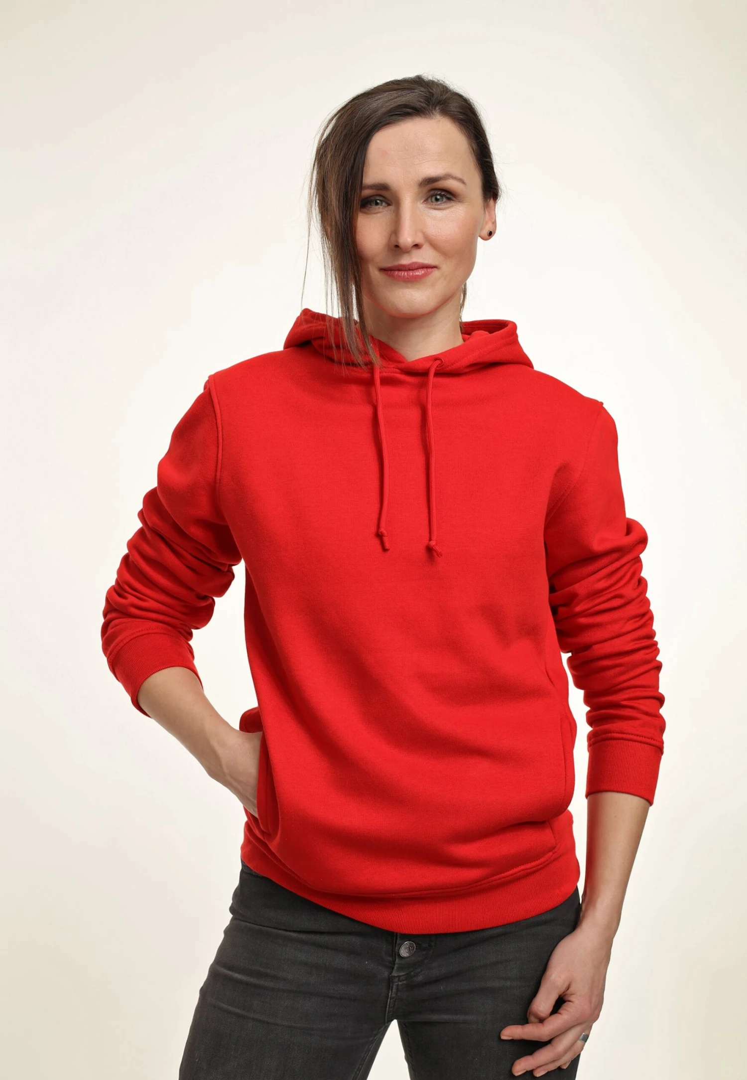 Henry Tiger Organic Regular Fit - Hoodie - Red - Afbeelding 3