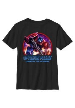 Henry Tiger Transformers Optimus Lockup - T-Shirt Print - Black