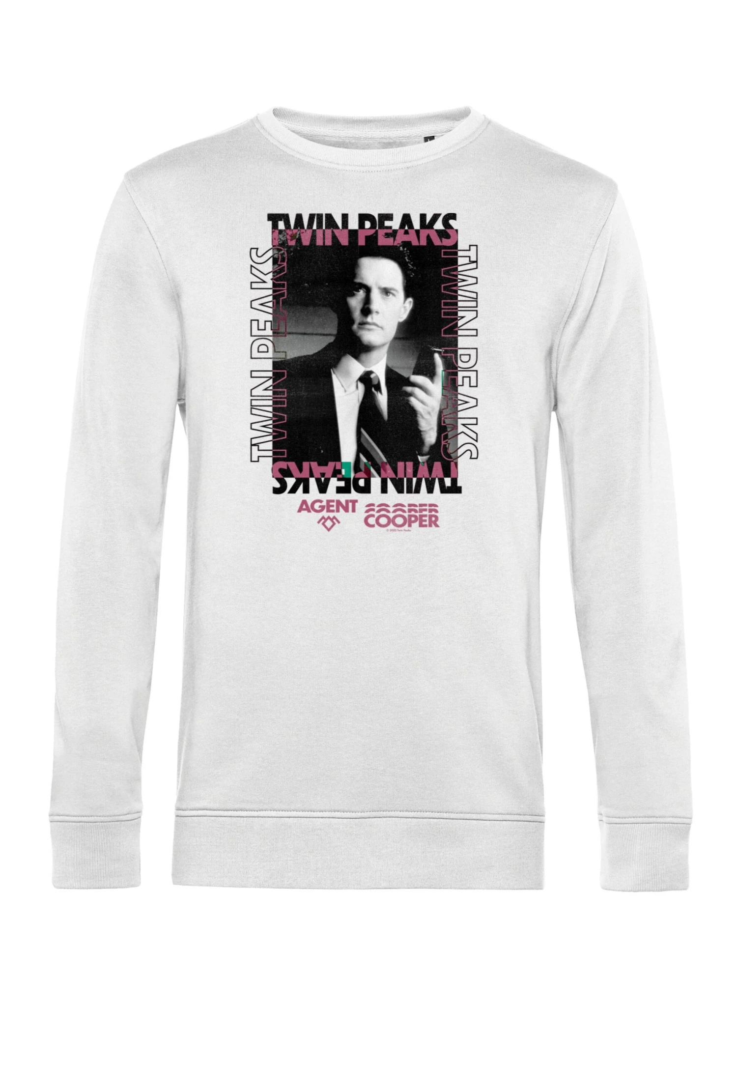 Henry Tiger Twin Peaks Agent Cooper - Sweater - White - Afbeelding 4