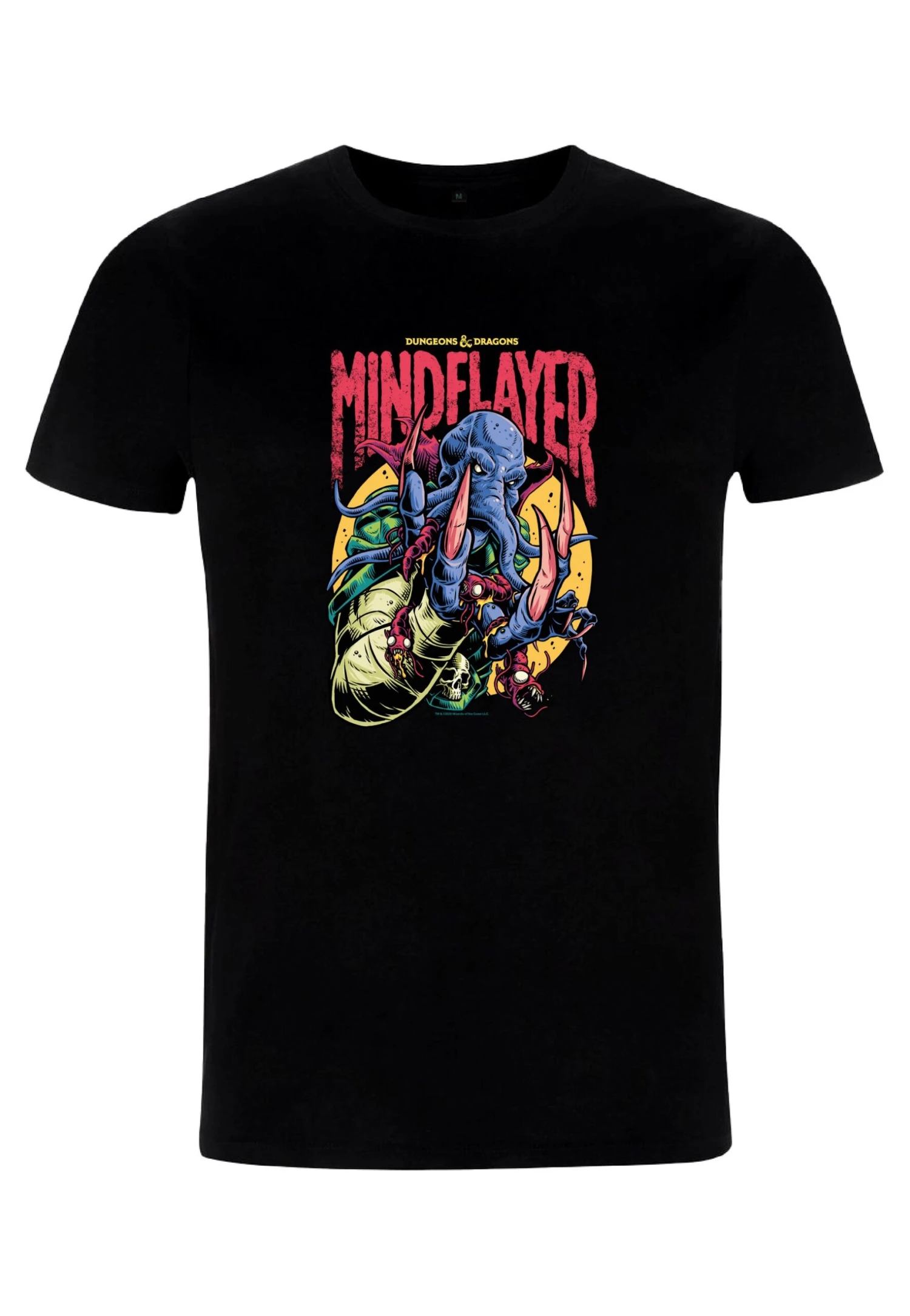 Henry Tiger DungeonsDragons Mindflayer Logo - T-Shirt Print - Black - Afbeelding 4